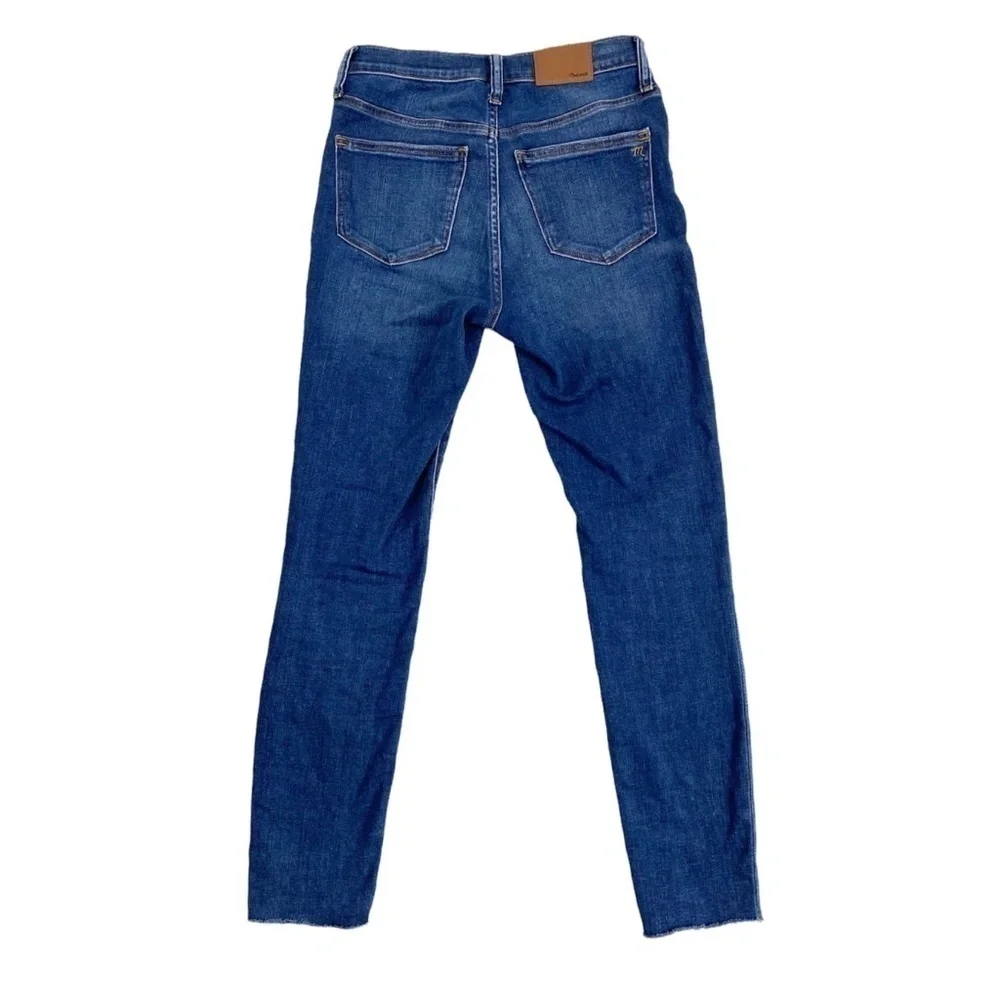 Madewell Dewey Wash Mid Rise Skinny Crop Jeans SZ 25